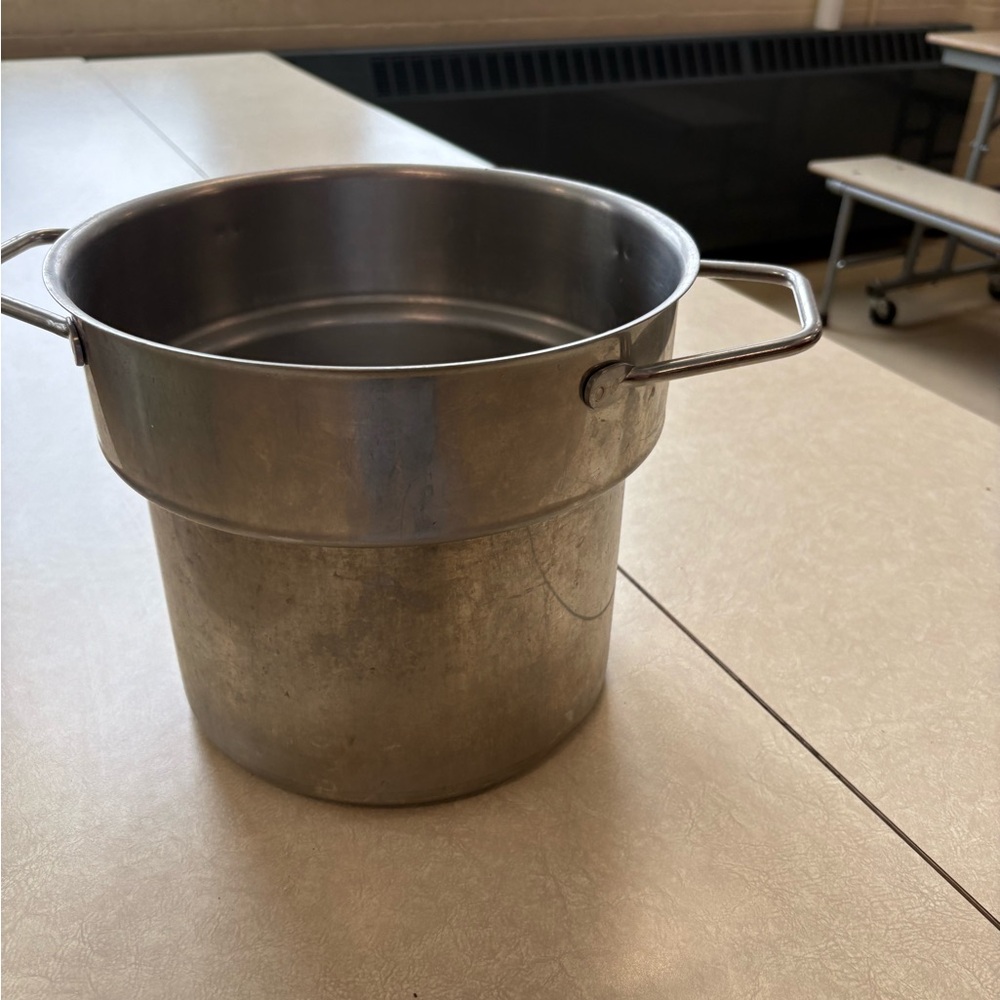Stainless Steel Stock Pot with Handles - Silver